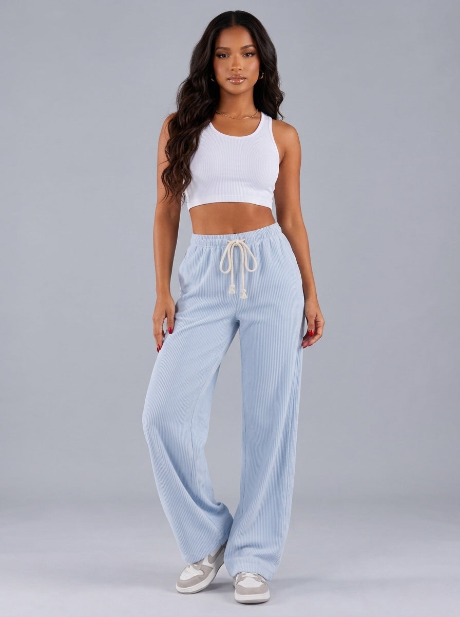 Pantalon Rayé Lazy Day